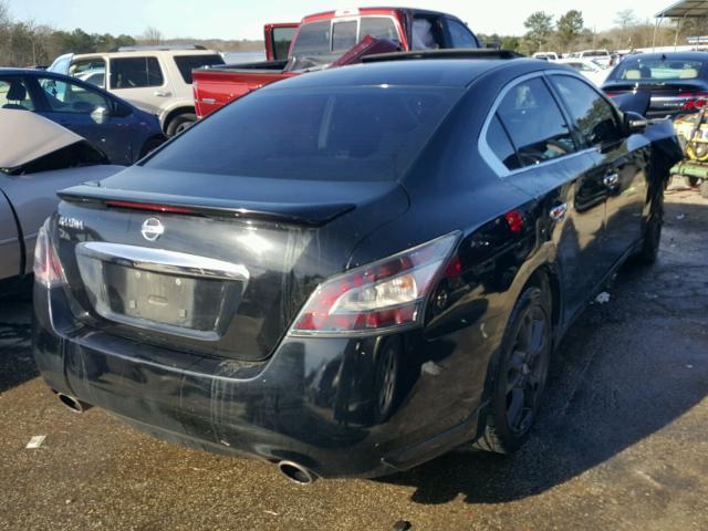 1N4AA5AP5CC820223 - 2012 NISSAN MAXIMA S BLACK photo 4