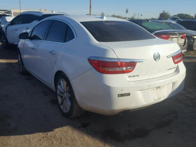 1G4PS5SK8D4174509 - 2013 BUICK VERANO WHITE photo 3