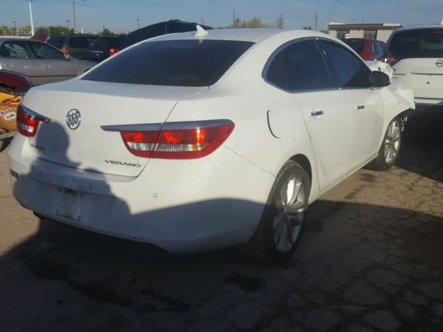 1G4PS5SK8D4174509 - 2013 BUICK VERANO WHITE photo 4