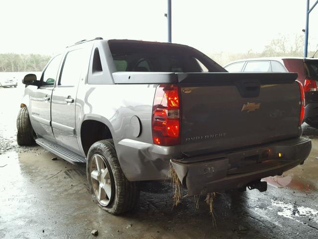 3GNFK12357G126305 - 2007 CHEVROLET AVALANCHE GRAY photo 3