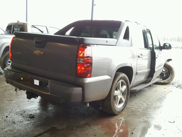 3GNFK12357G126305 - 2007 CHEVROLET AVALANCHE GRAY photo 4