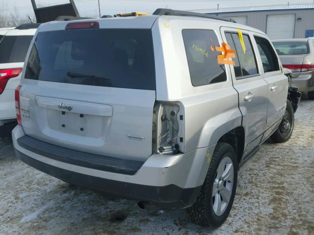 1C4NJRFB8CD571880 - 2012 JEEP PATRIOT LA SILVER photo 4