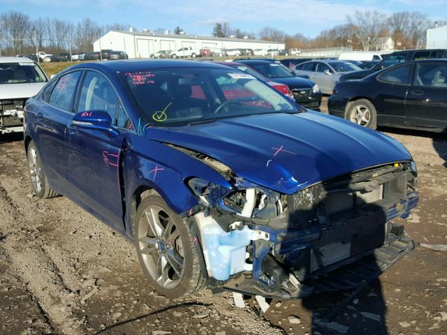 3FA6P0D98DR240214 - 2013 FORD FUSION TIT BLUE photo 1