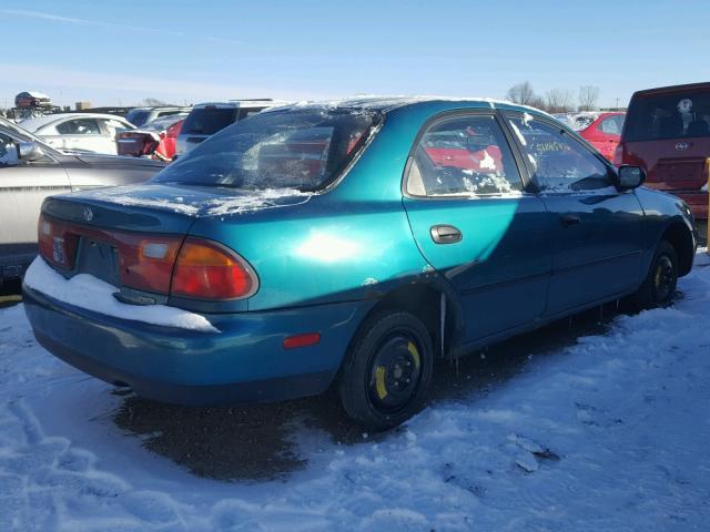 JM1BB141XT0314271 - 1996 MAZDA PROTEGE DX GREEN photo 4