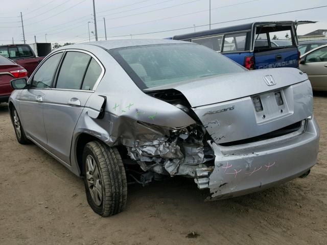 1HGCP26449A033672 - 2009 HONDA ACCORD LXP SILVER photo 3