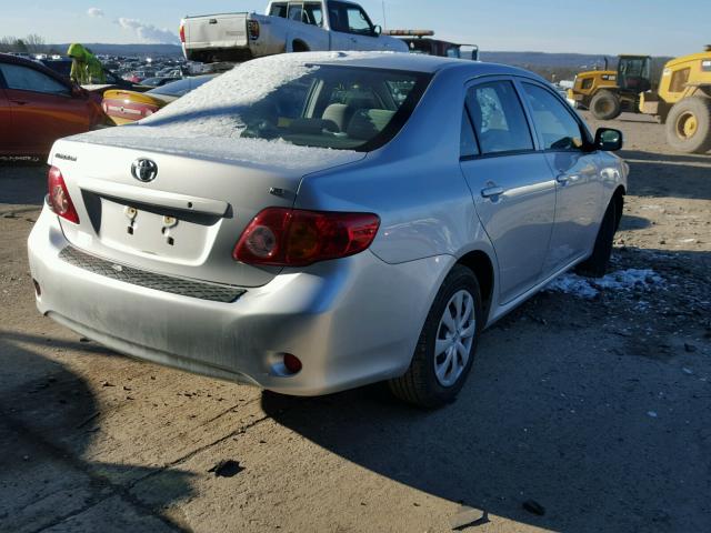 JTDBL40E69J011370 - 2009 TOYOTA COROLLA BA SILVER photo 4