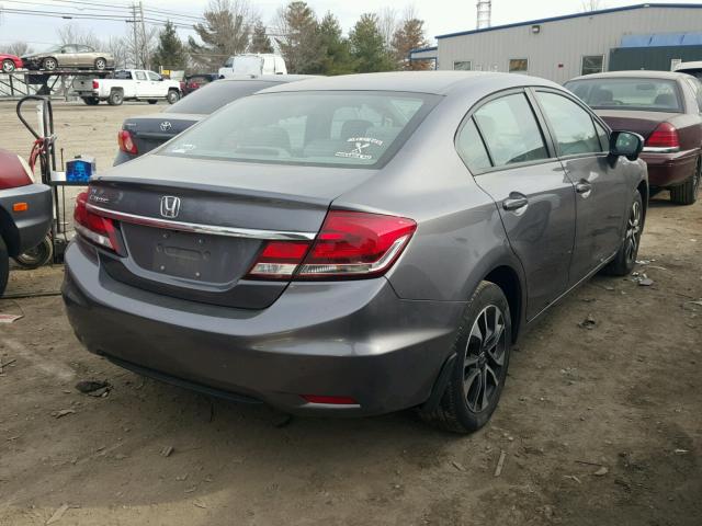 19XFB2F8XFE223028 - 2015 HONDA CIVIC EX GRAY photo 4