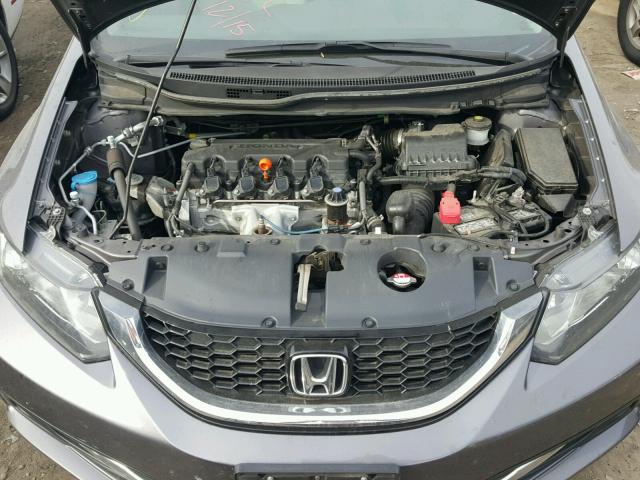 19XFB2F8XFE223028 - 2015 HONDA CIVIC EX GRAY photo 7