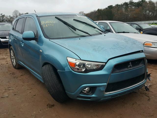 JA4AP4AU0BZ004843 - 2011 MITSUBISHI OUTLANDER BLUE photo 1