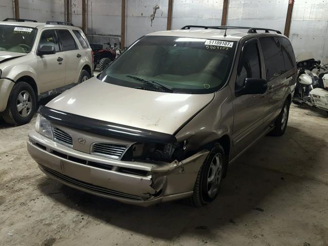 1GHDX03E22D233808 - 2002 OLDSMOBILE SILHOUETTE TAN photo 2