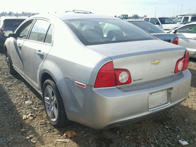 1G1ZG57N38F249007 - 2008 CHEVROLET MALIBU LS SILVER photo 3