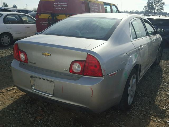 1G1ZG57N38F249007 - 2008 CHEVROLET MALIBU LS SILVER photo 4