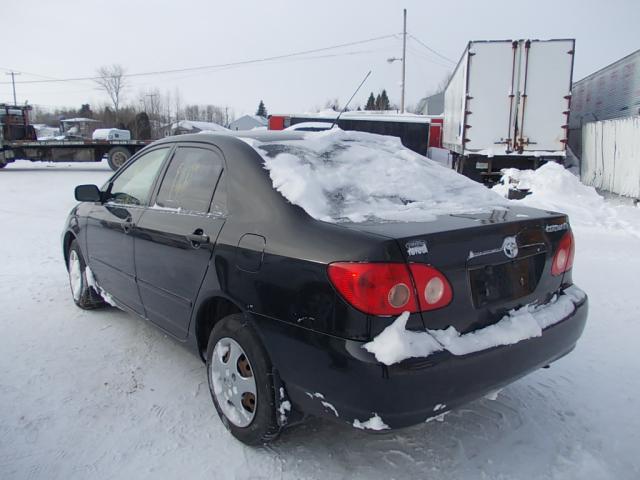 2T1BR32E77C832086 - 2007 TOYOTA COROLLA CE BLACK photo 3