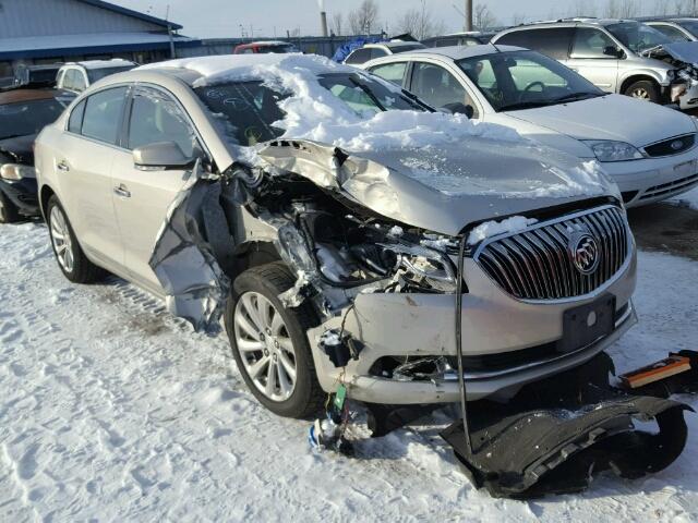 1G4GB5GR7EF176893 - 2014 BUICK LACROSSE GOLD photo 1