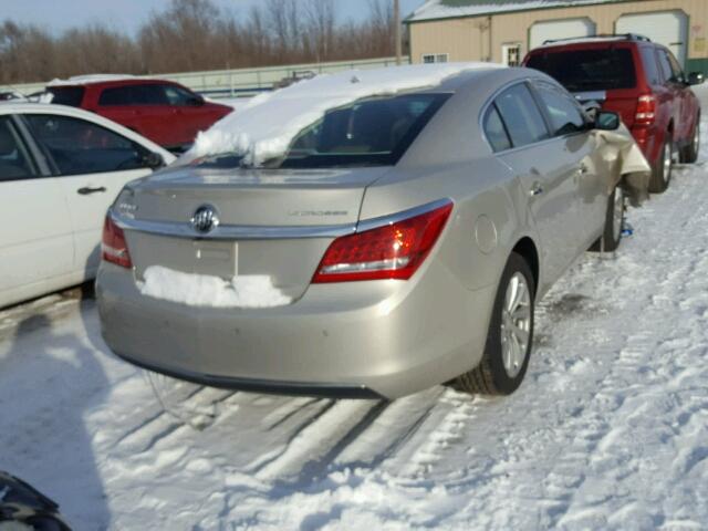 1G4GB5GR7EF176893 - 2014 BUICK LACROSSE GOLD photo 4