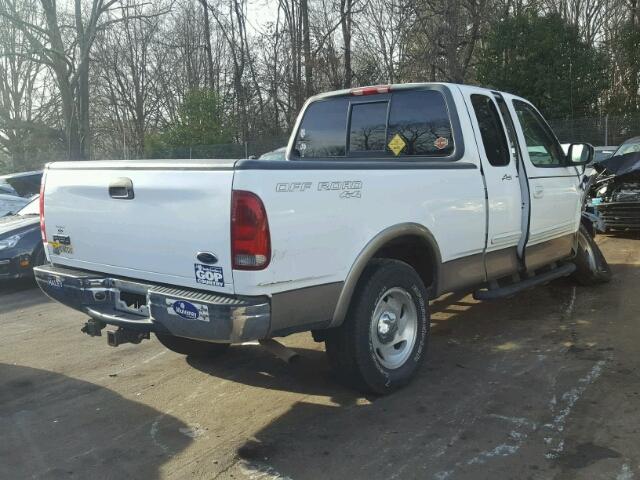 1FTRX18WX1NA70501 - 2001 FORD F150 WHITE photo 4