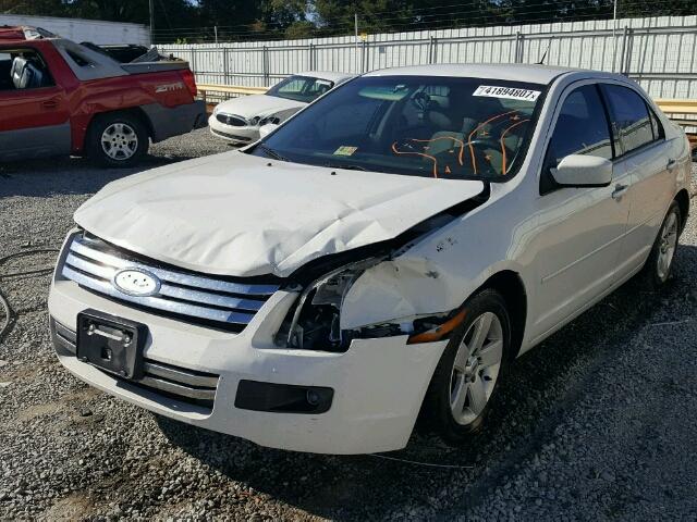 3FAHP07Z28R262641 - 2008 FORD FUSION SE WHITE photo 9