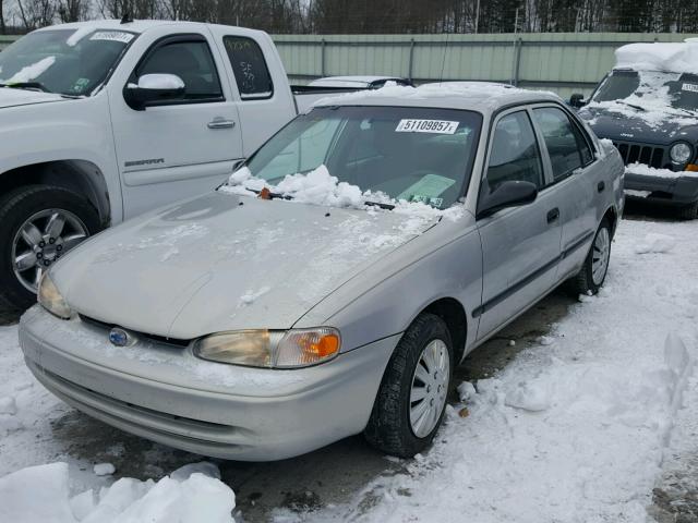 1Y1SK52841Z444199 - 2001 CHEVROLET GEO PRIZM 银色 照片 2