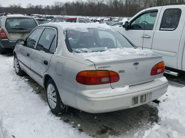 1Y1SK52841Z444199 - 2001 CHEVROLET GEO PRIZM 银色 照片 3