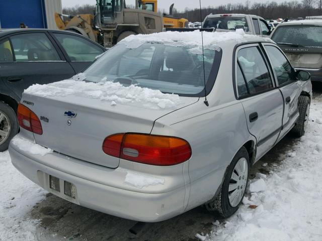 1Y1SK52841Z444199 - 2001 CHEVROLET GEO PRIZM 银色 照片 4