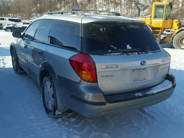 4S4BP61CX57342677 - 2005 SUBARU LEGACY OUT GRAY photo 3