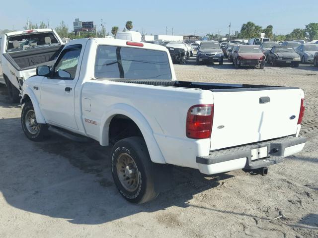 1FTYR10U13PA39595 - 2003 FORD RANGER WHITE photo 3