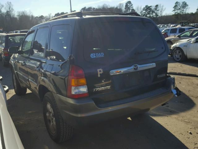 4F2YZ04194KM08471 - 2004 MAZDA TRIBUTE LX BLACK photo 3