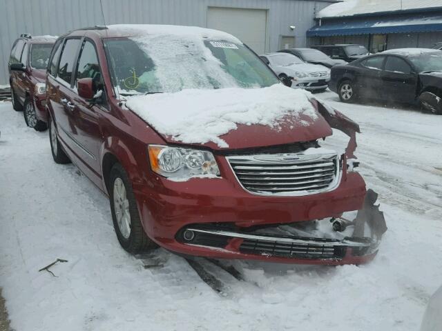 2C4RC1BG3FR620452 - 2015 CHRYSLER TOWN & COU MAROON photo 1