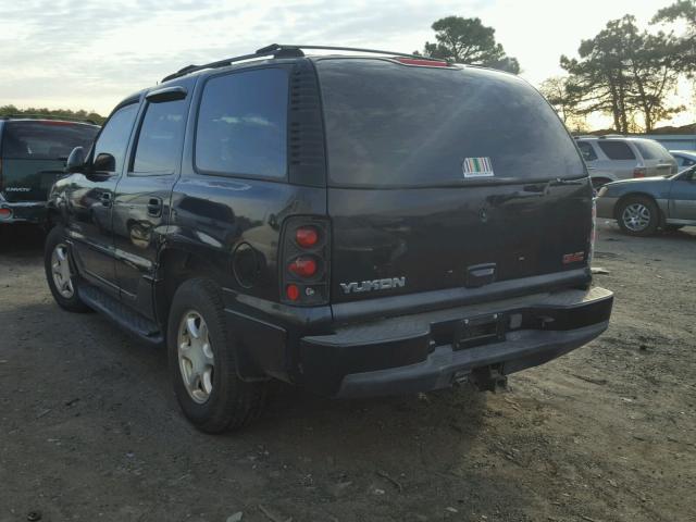 1GKEK63U92J284893 - 2002 GMC DENALI BLACK photo 3