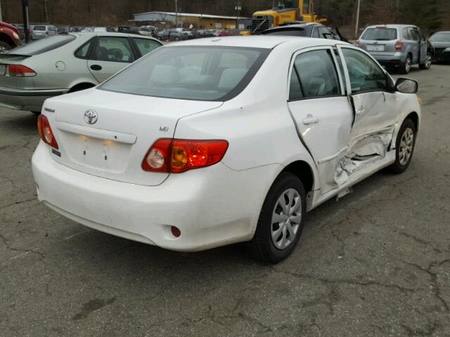 2T1BU4EE0AC399895 - 2010 TOYOTA COROLLA BA WHITE photo 4