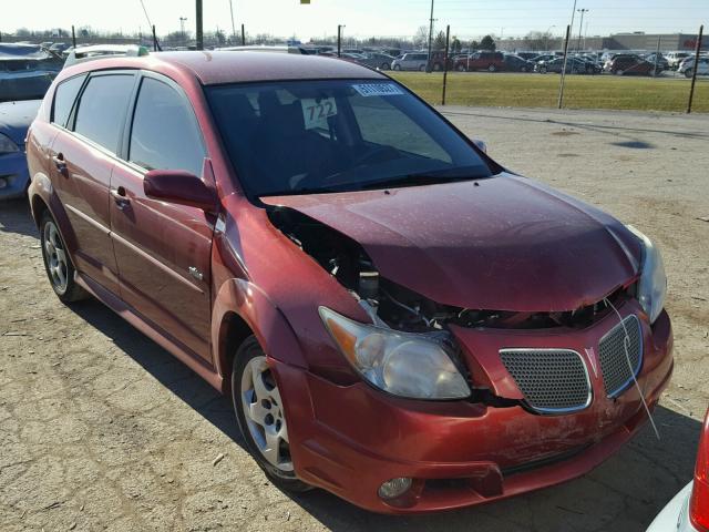 5Y2SL65886Z455801 - 2006 PONTIAC VIBE RED photo 1