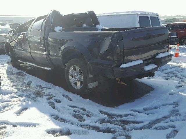 1FTWW31P07EA86171 - 2007 FORD F350 SRW S BLACK photo 3