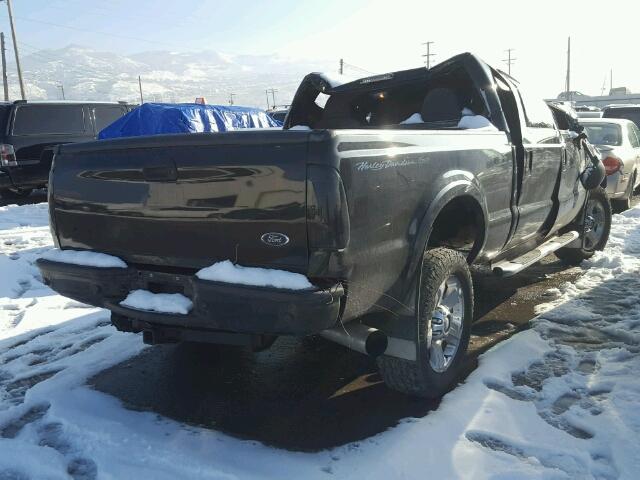 1FTWW31P07EA86171 - 2007 FORD F350 SRW S BLACK photo 4