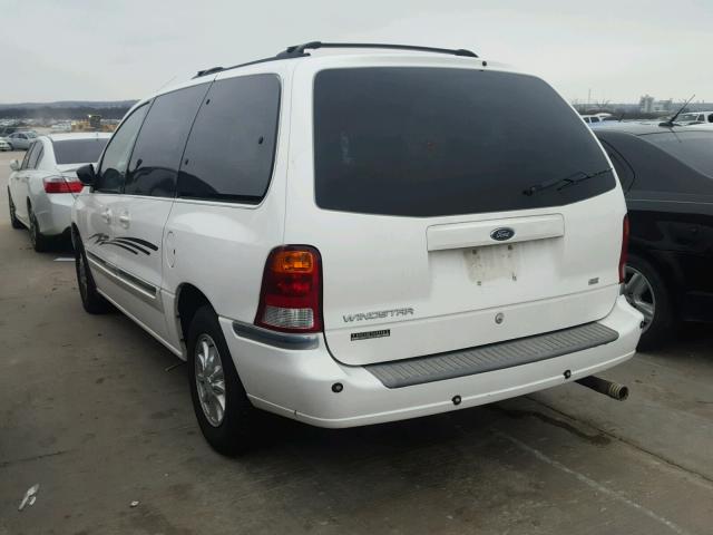 2FMDA5245YBB32947 - 2000 FORD WINDSTAR S WHITE photo 3