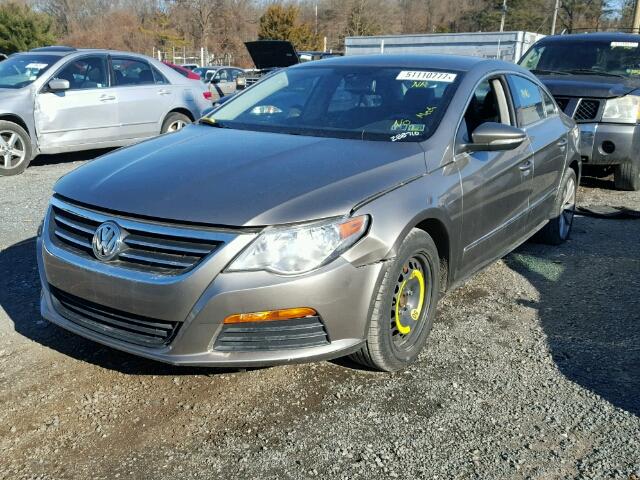 WVWMP7AN6CE514796 - 2012 VOLKSWAGEN CC SPORT GRAY photo 2