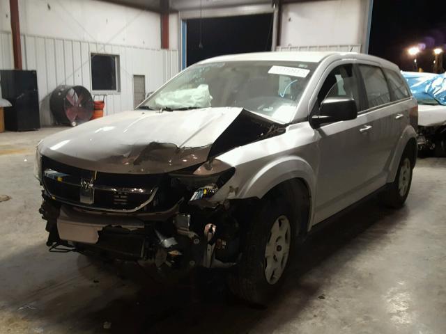 3D4GG47B59T185836 - 2009 DODGE JOURNEY SE SILVER photo 2