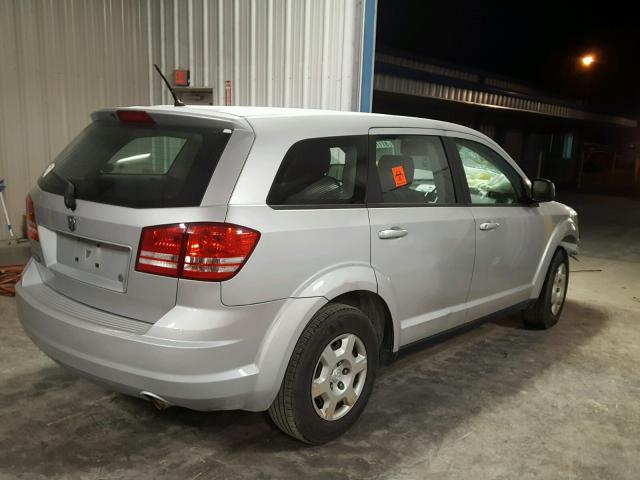 3D4GG47B59T185836 - 2009 DODGE JOURNEY SE SILVER photo 4