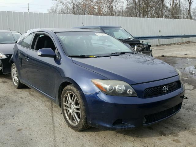 JTKDE167680226707 - 2008 TOYOTA SCION TC BLUE photo 1