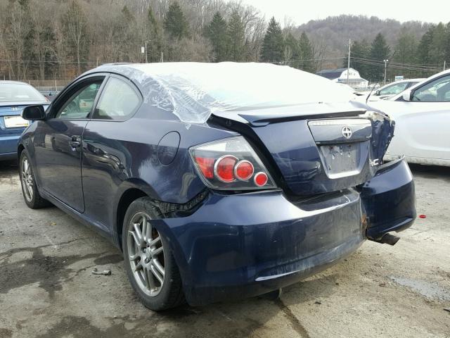 JTKDE167680226707 - 2008 TOYOTA SCION TC 蓝色 照片 3