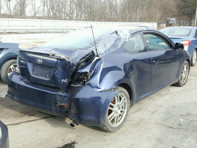 JTKDE167680226707 - 2008 TOYOTA SCION TC 蓝色 照片 4
