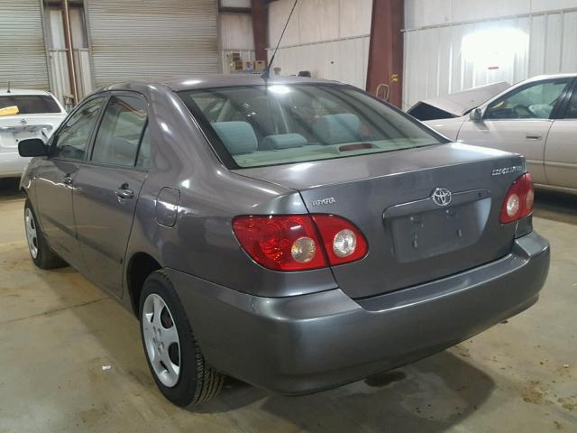 1NXBR32E98Z001463 - 2008 TOYOTA COROLLA CE GRAY photo 3