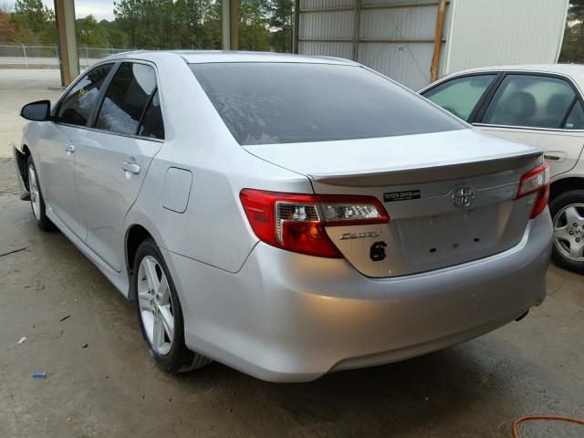 4T1BF1FKXCU154634 - 2012 TOYOTA CAMRY BASE SILVER photo 3