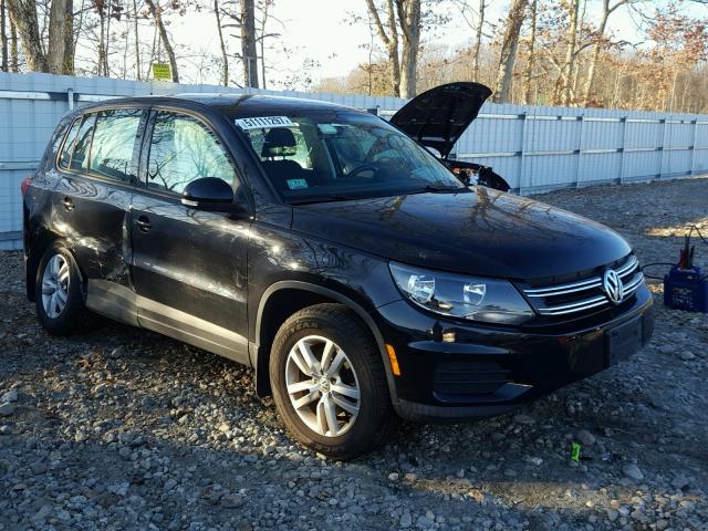 WVGBV3AX4DW585624 - 2013 VOLKSWAGEN TIGUAN S BLACK photo 1