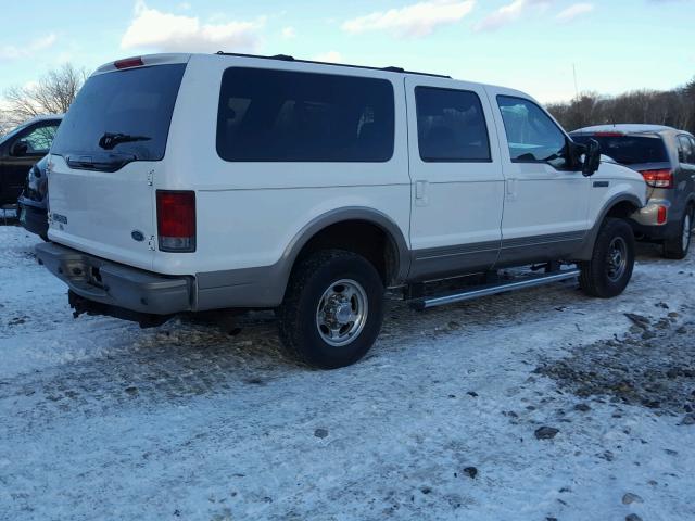 1FMNU45S85ED34326 - 2005 FORD EXCURSION WHITE photo 4