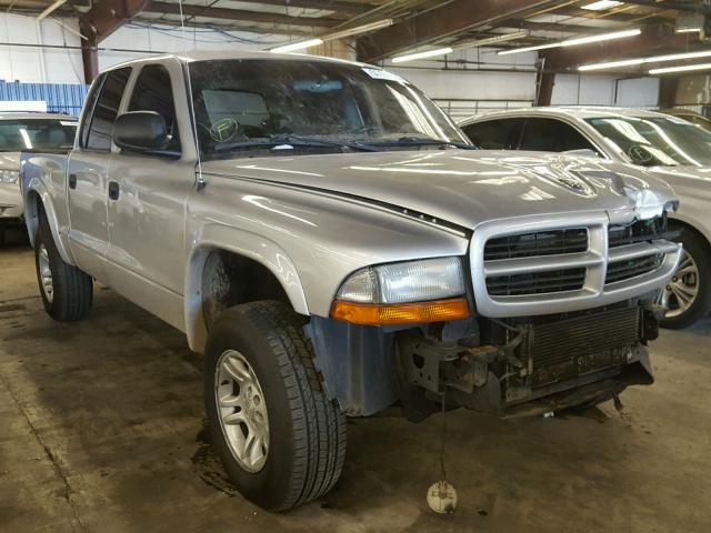 1D7HG38NX3S193093 - 2003 DODGE DAKOTA QUA SILVER photo 1