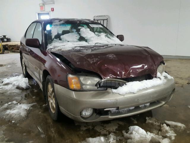 4S3BE686417200233 - 2001 SUBARU LEGACY OUT BURGUNDY photo 1