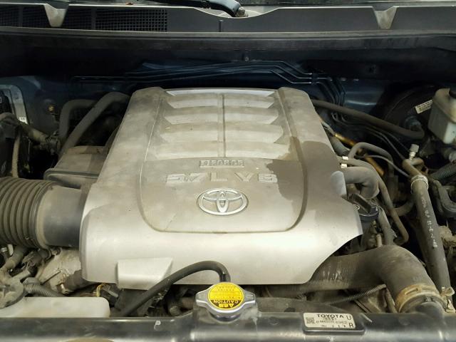 5TBBV58187S476775 - 2007 TOYOTA TUNDRA DOU GRAY photo 7