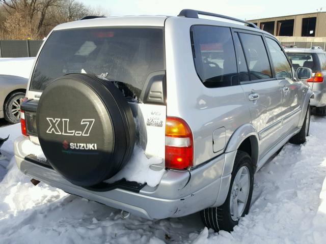 JS3TX92VX34108842 - 2003 SUZUKI XL7 PLUS SILVER photo 4