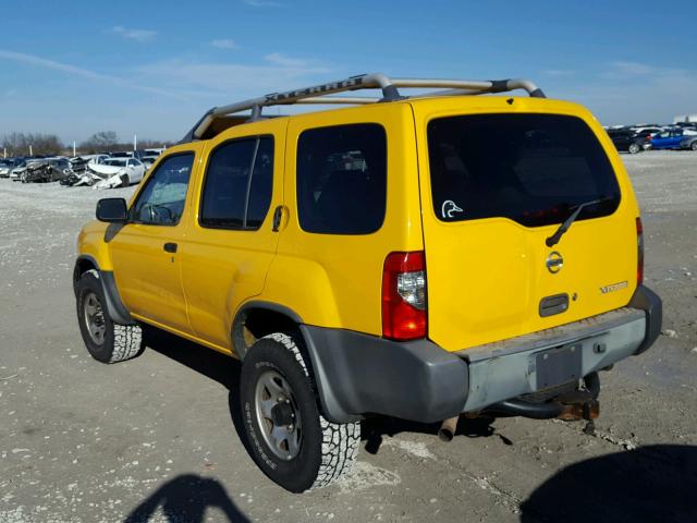 5N1ED28Y62C522869 - 2002 NISSAN XTERRA XE YELLOW photo 3