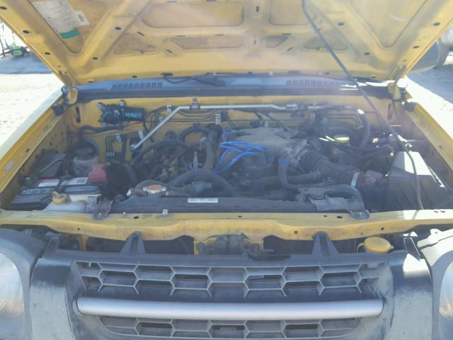 5N1ED28Y62C522869 - 2002 NISSAN XTERRA XE YELLOW photo 7